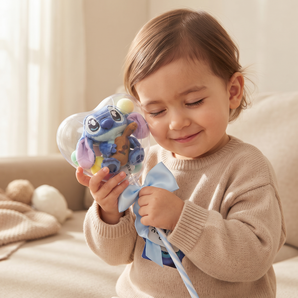 Gosedjur Stitch hjärtask alla hjärtans dag