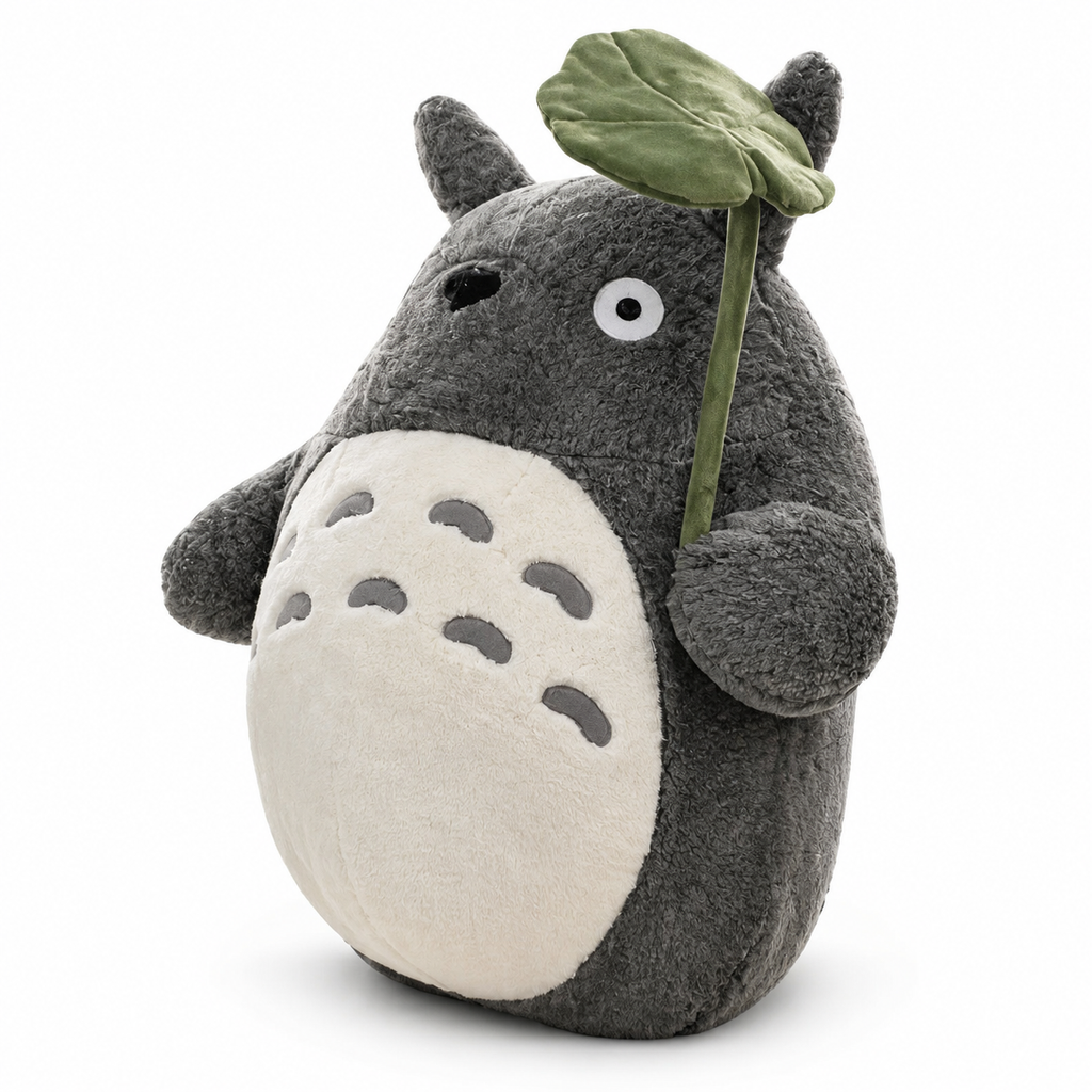 Gosedjur Totoro med lotusblad mjuk