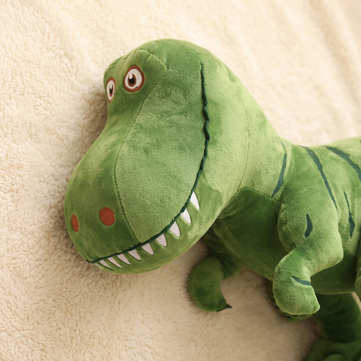 Gosedjur tyrannosaurus grön T-rex söt