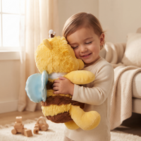 Gosedjur Nalle Puh utklädd till bi 50 cm