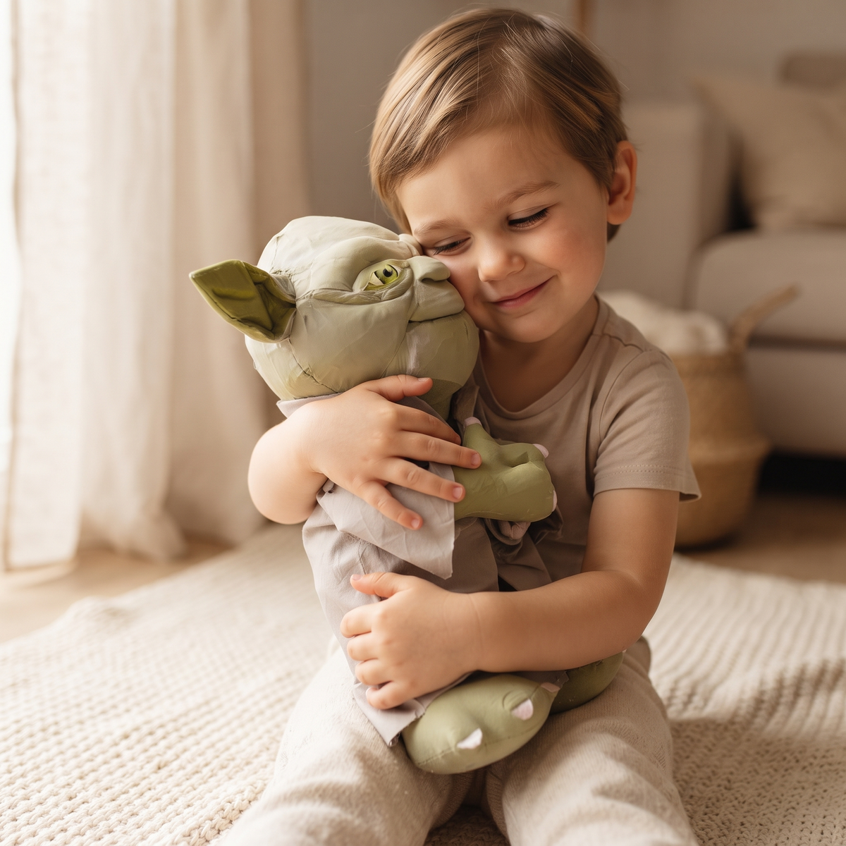 Gosedjur Yoda med sugkopp Star Wars