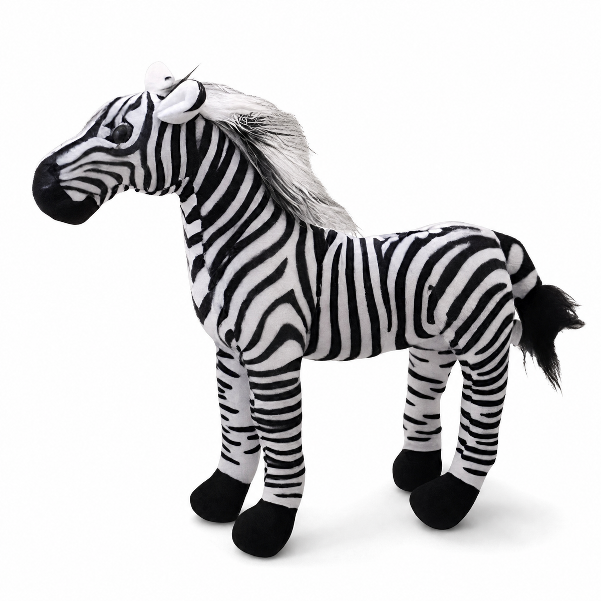 Gosedjur zebra realistisk 30 cm