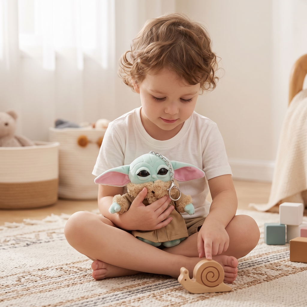 Nyckelring gosedjur Baby Yoda Grogu Star Wars